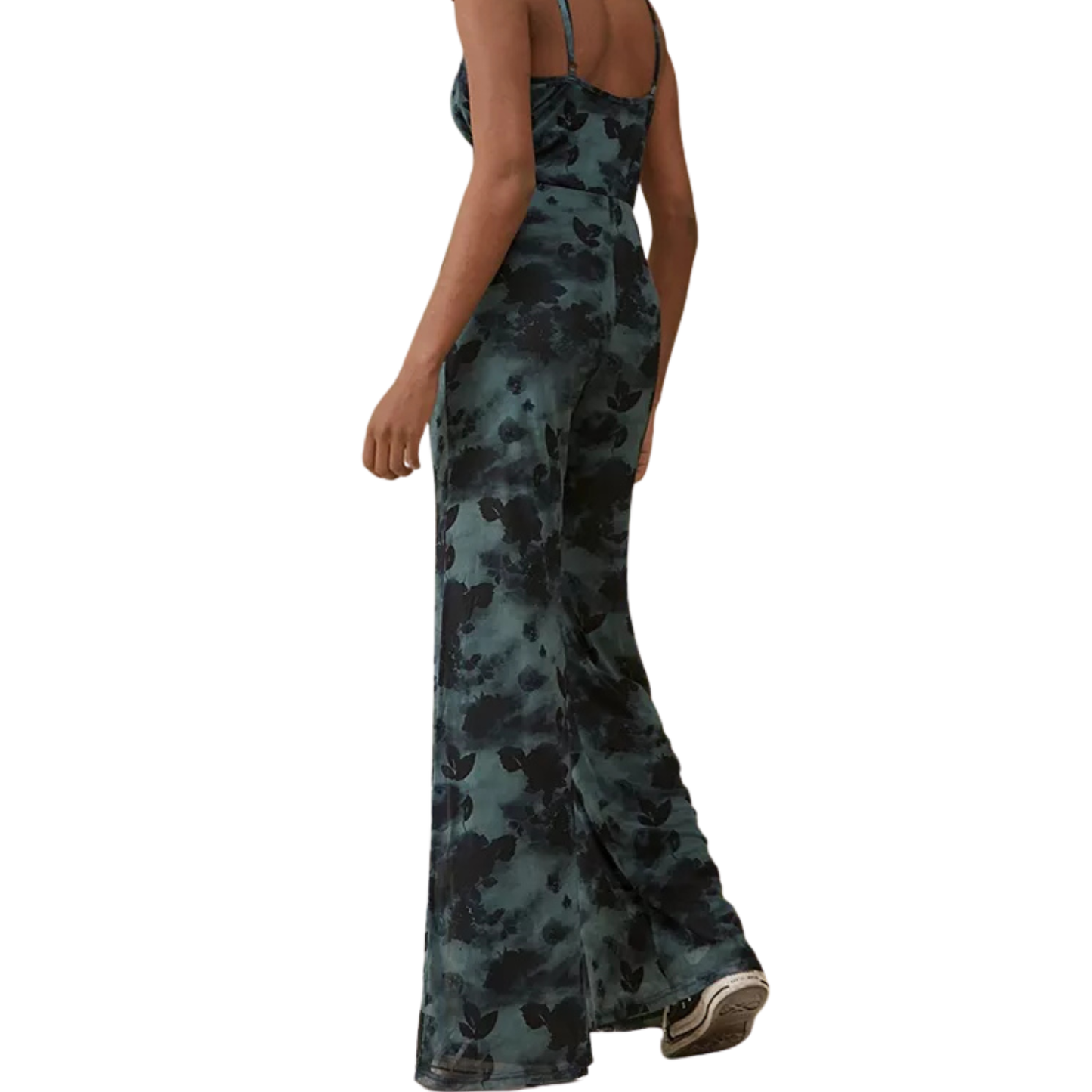 Urban Outfitters Black Floral Jumpsuit