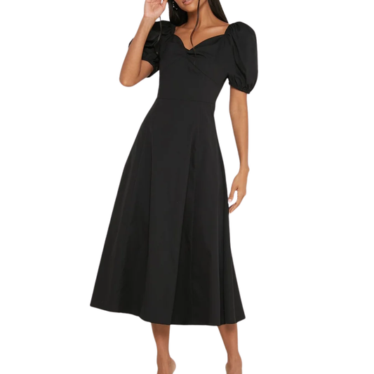 Ella By Namshi Black Midi Dress