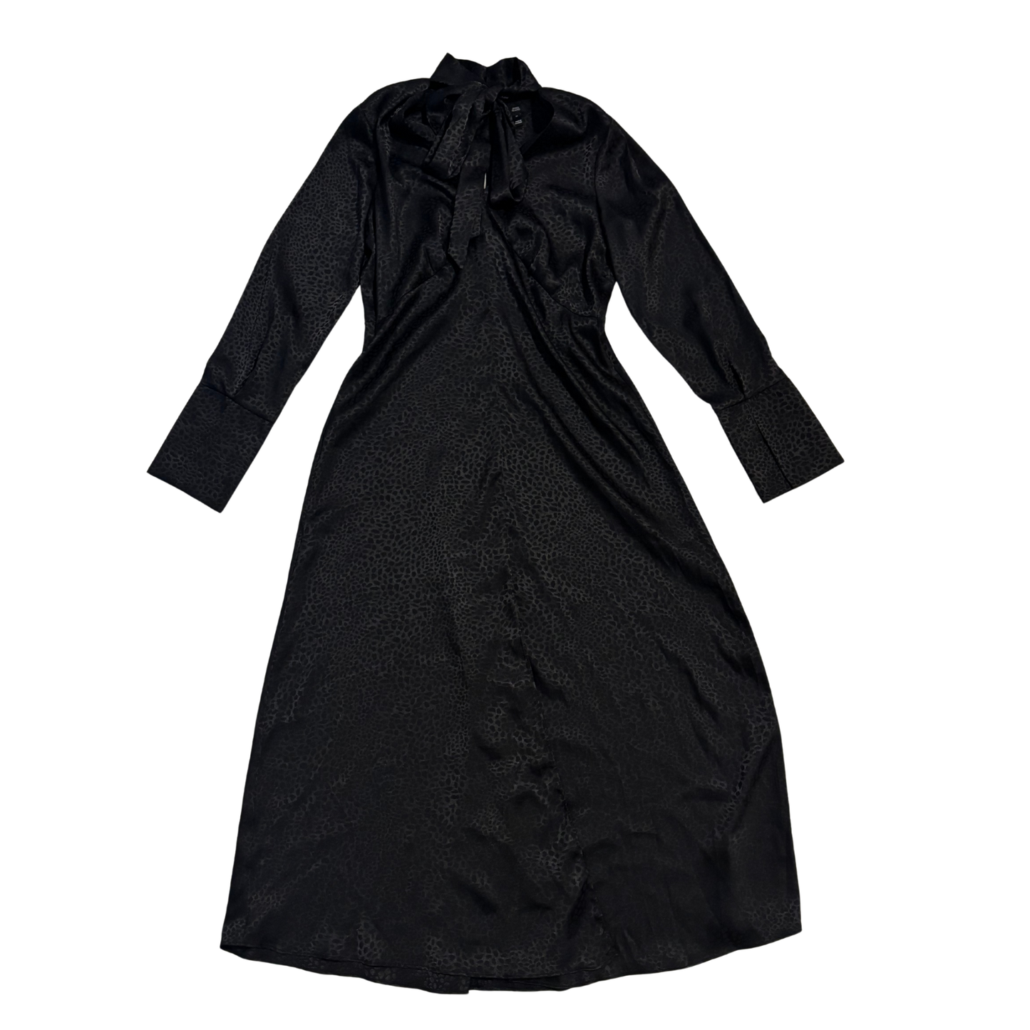 River Island Black Leopard Print Maxi Dress