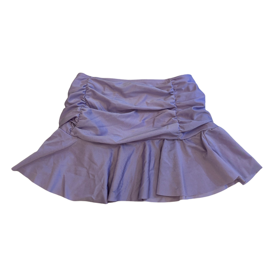 Purple Metallic Cover-Up Skirt