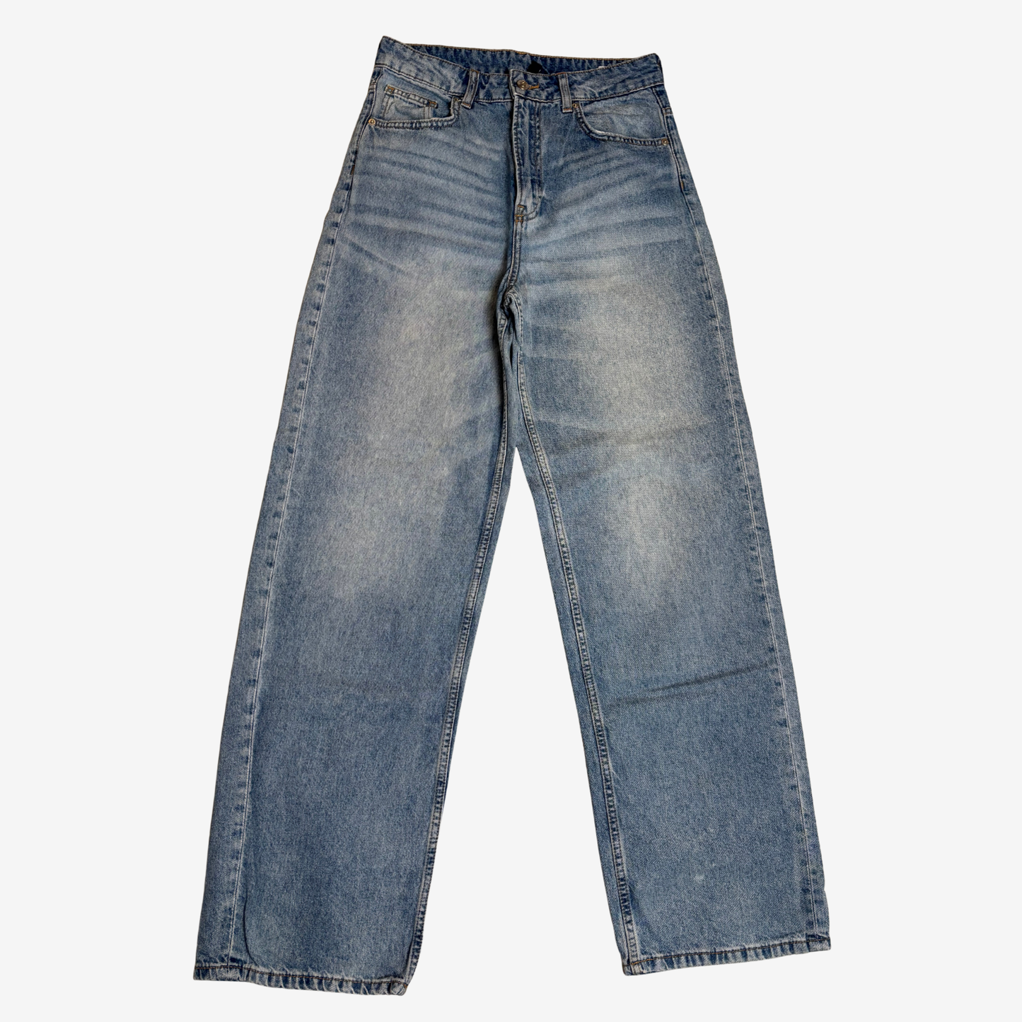 H&M Blue Wide Leg Jeans
