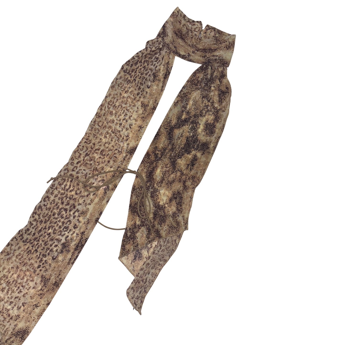 Animal Print High Neck Top