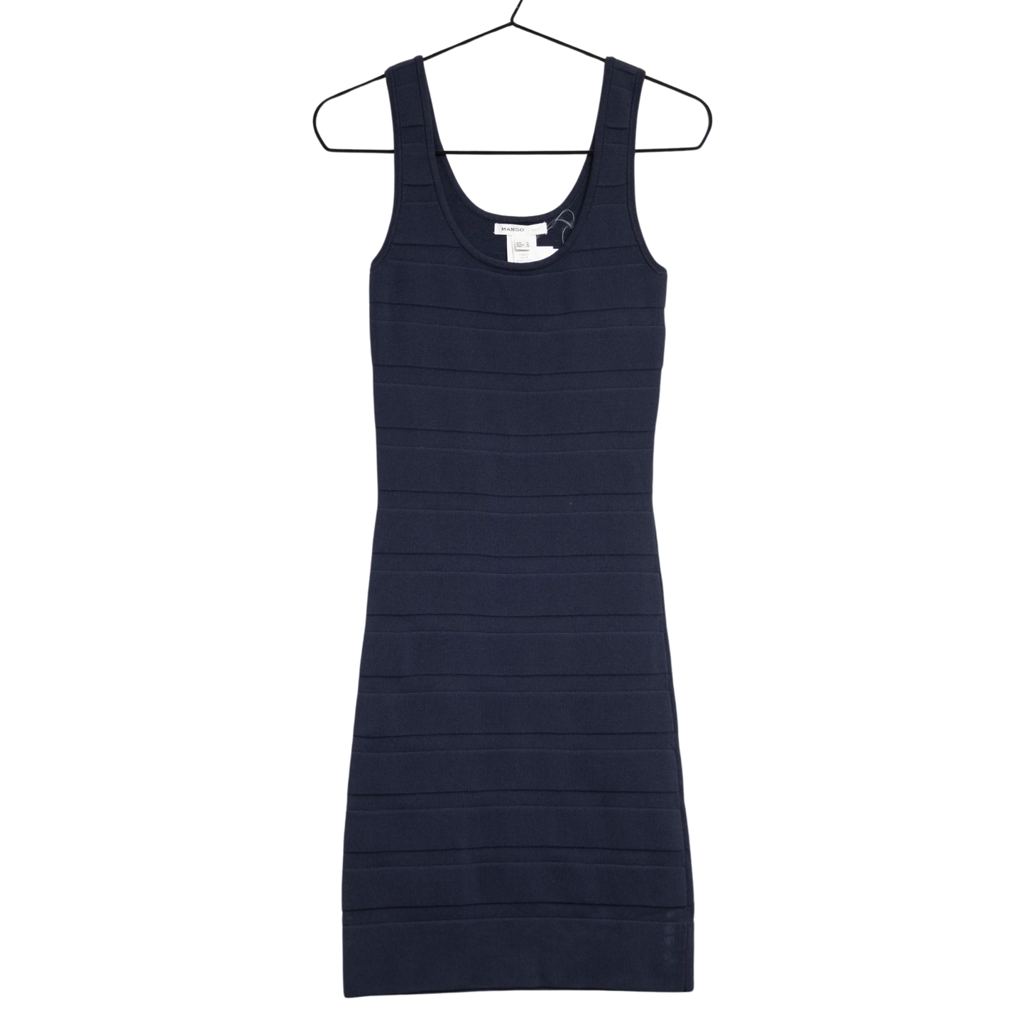 Mango Navy Bandage Mini Dress