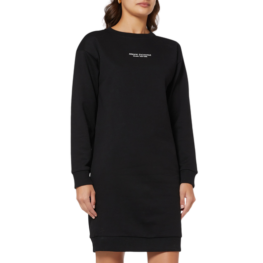 Armani Exchange Black Jumper Dress