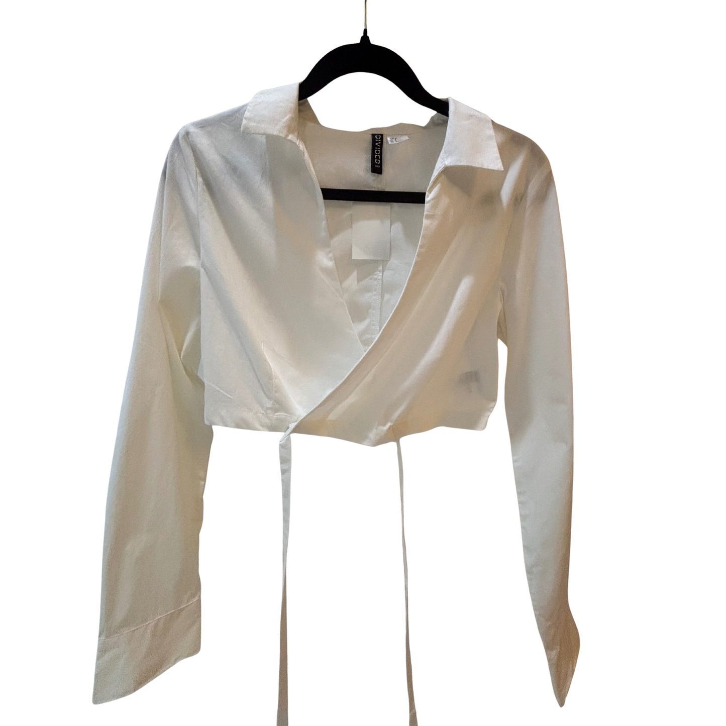 H&M Cross Over Tie Around Shirt