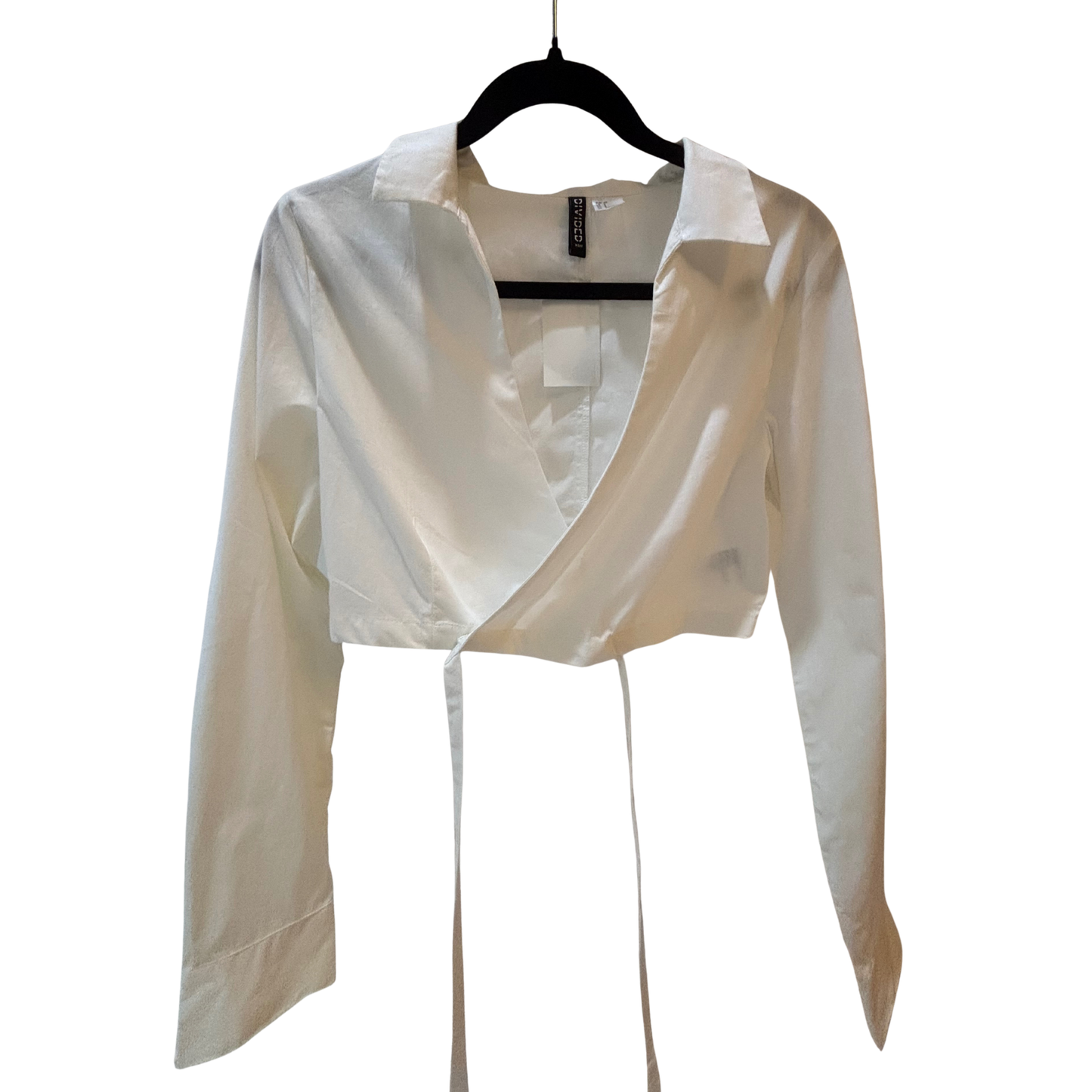 H&M Cross Over Tie Around Shirt