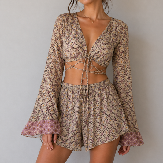 Pull & Bear Floral Co-Ord