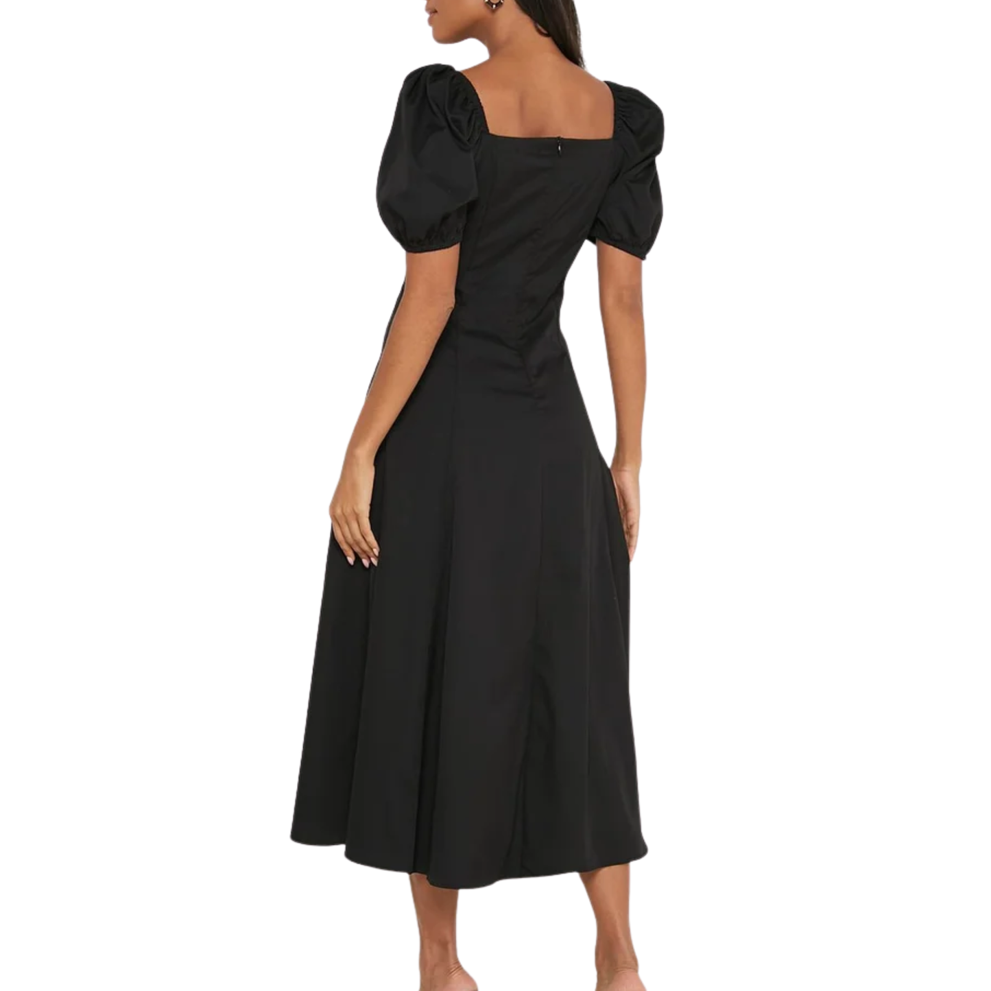 Ella By Namshi Black Midi Dress