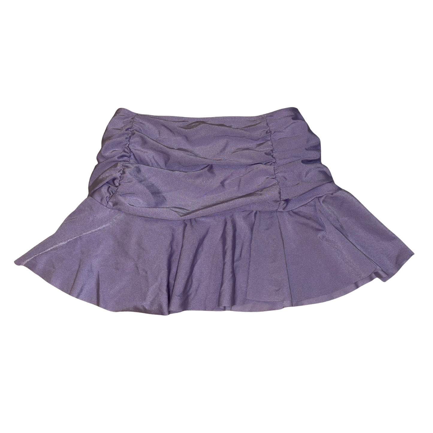 Purple Metallic Cover-Up Skirt