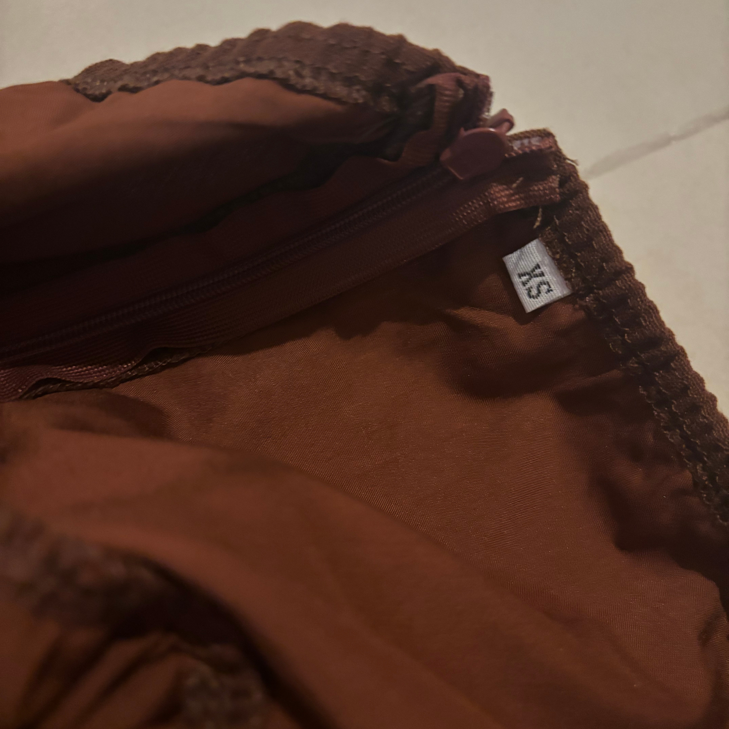 Brown Halterneck Maxi Dress