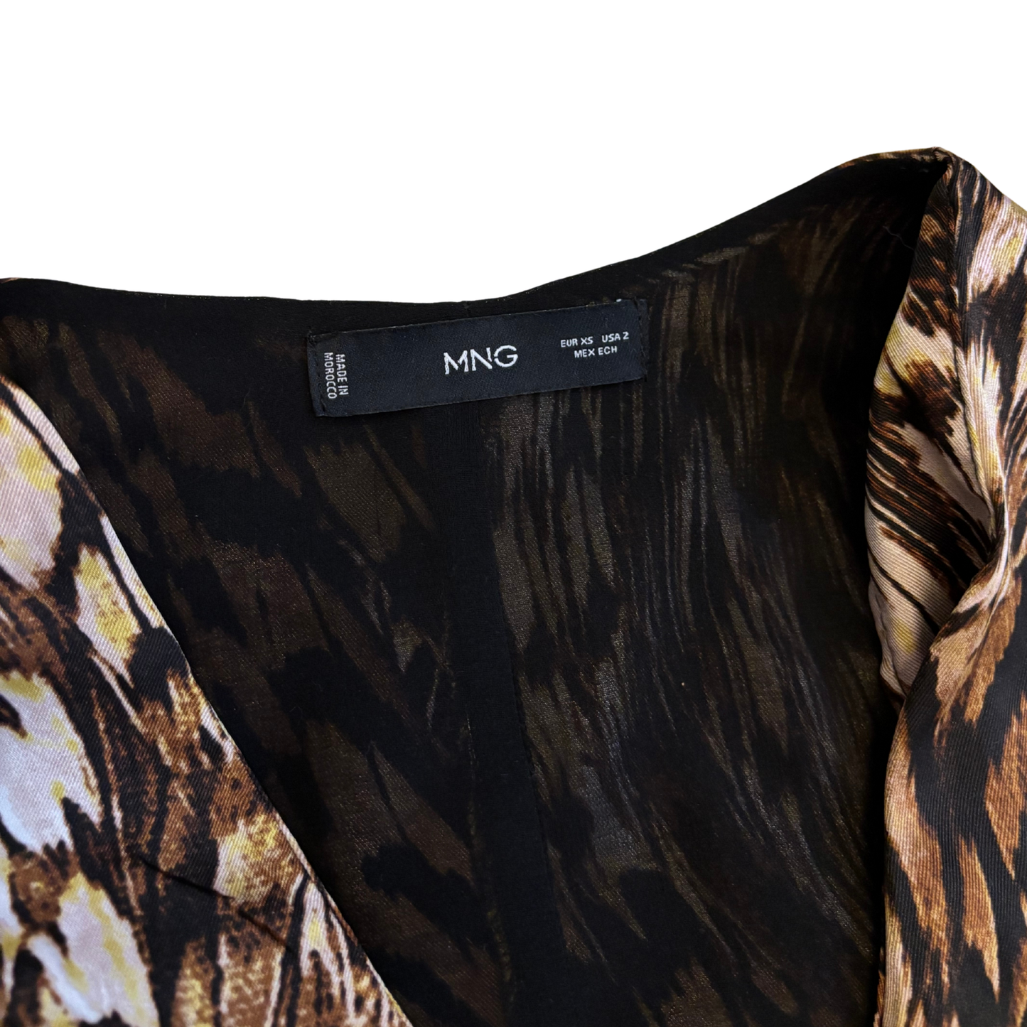 Mango Animal Print Maxi Dress