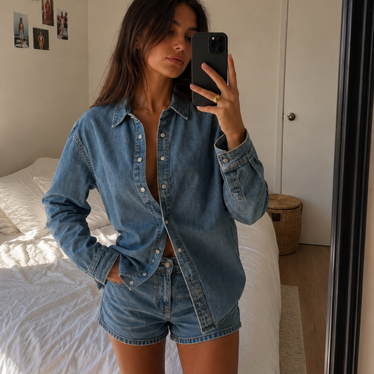 Zara Denim Shacket