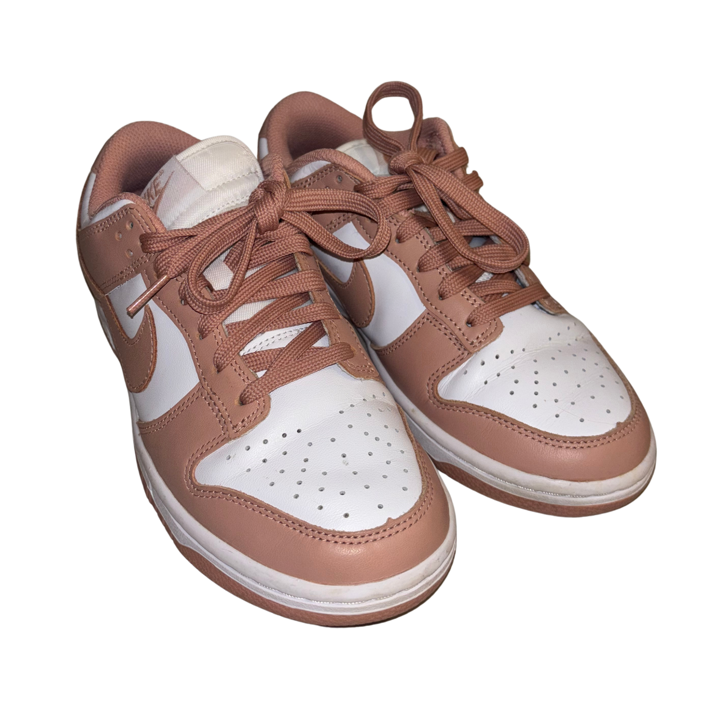 Nike Dunk Low Rose & White Shoes