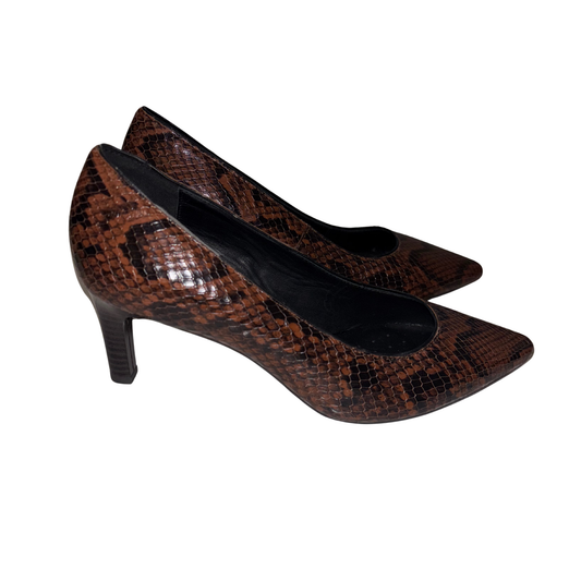 Geox Snake Print Heels