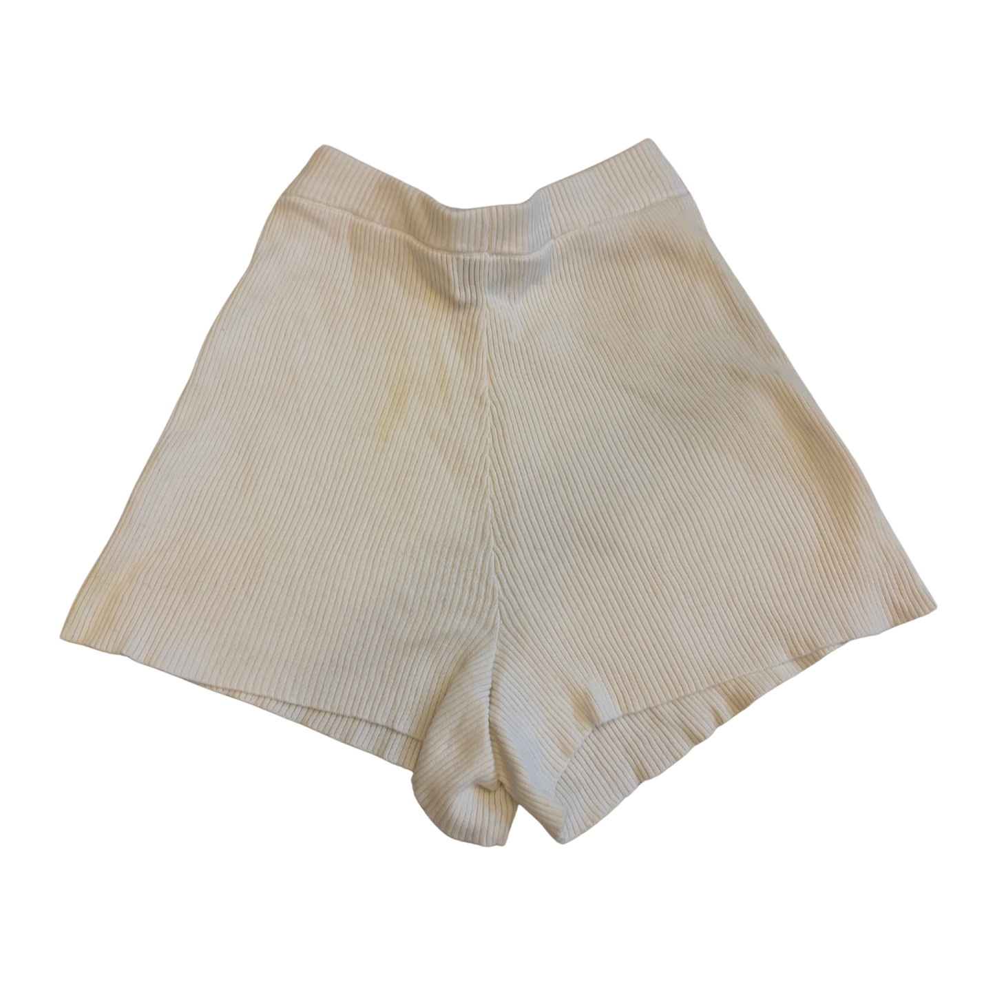 SNDYS Cream Knit Shorts