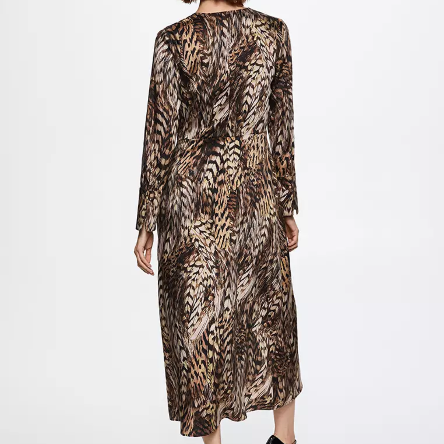 Mango Animal Print Maxi Dress