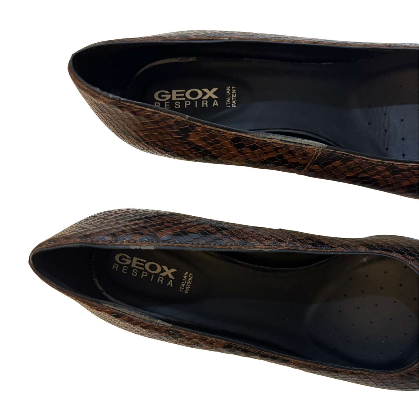 Geox Snake Print Heels