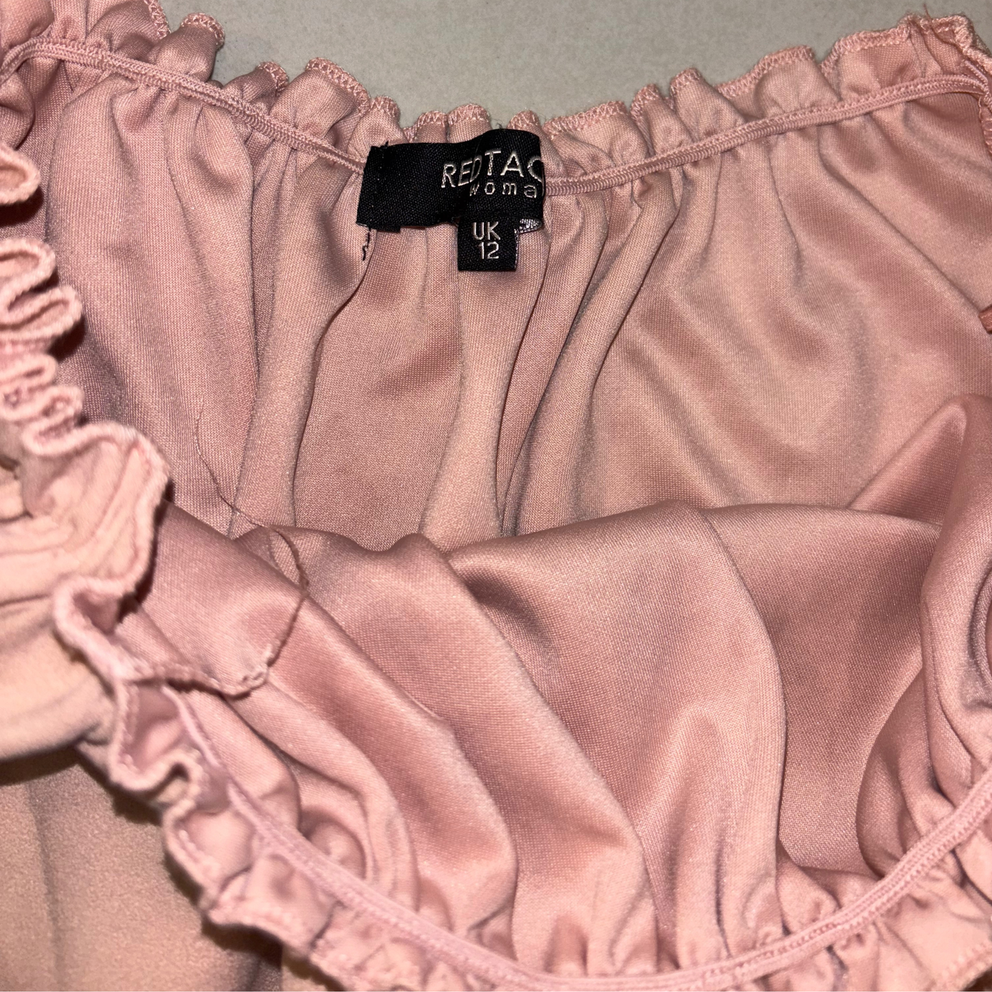 Pink Off Shoulder Top