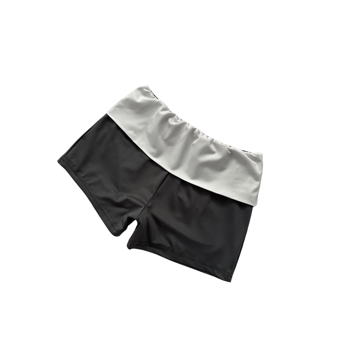 Black & White Mini Shorts