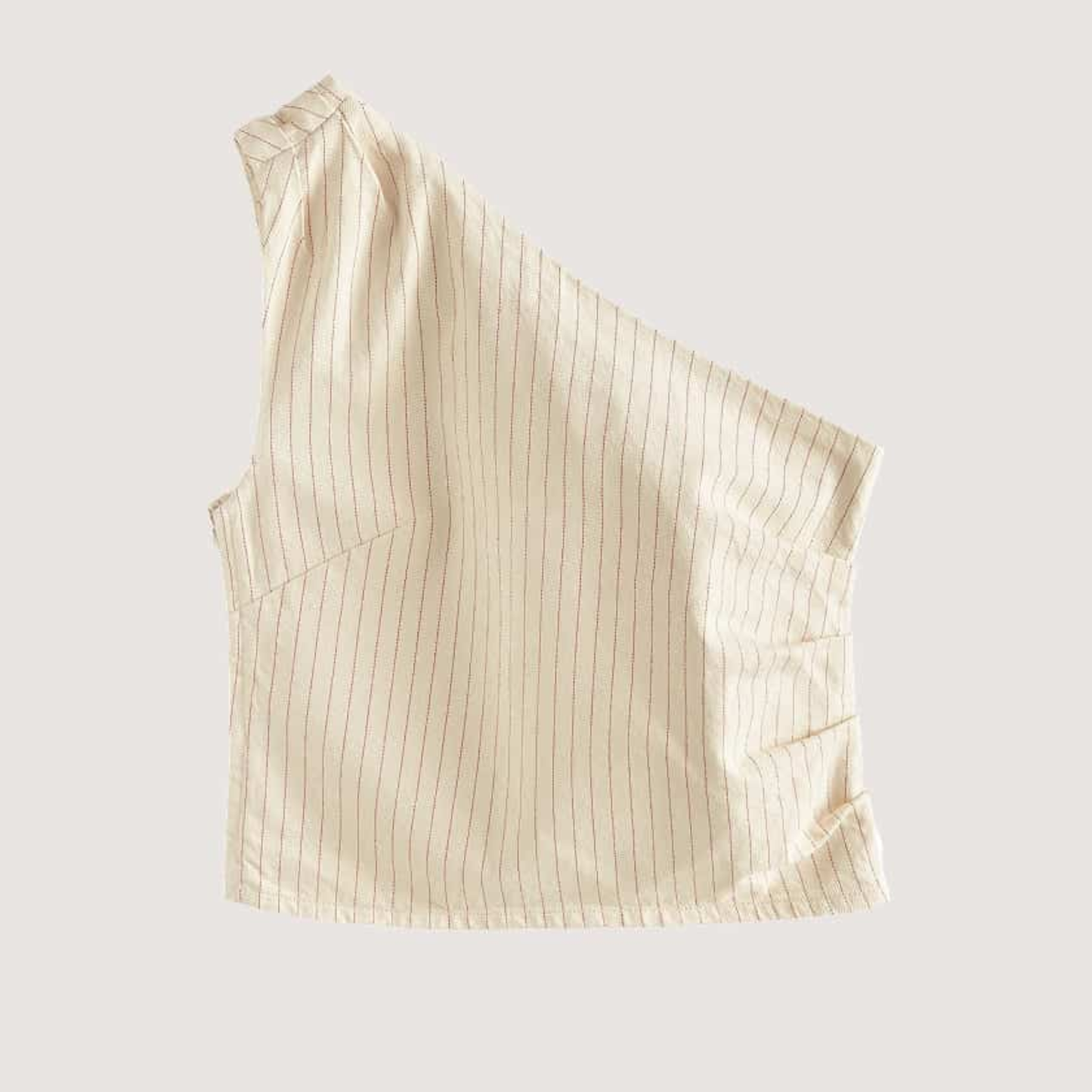 Next Pinstripe One Shoulder Top