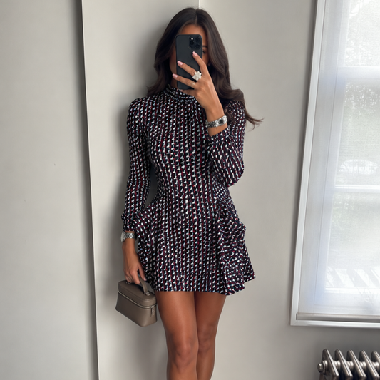 Zara Geometric Mini Dress