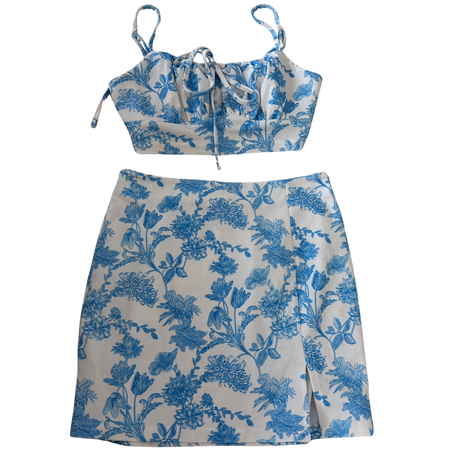 Blue Floral Co-Ord