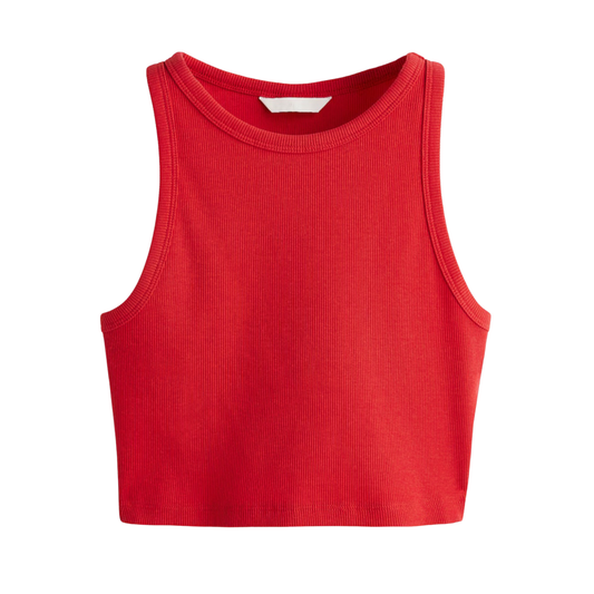 H&M Red Crop Top