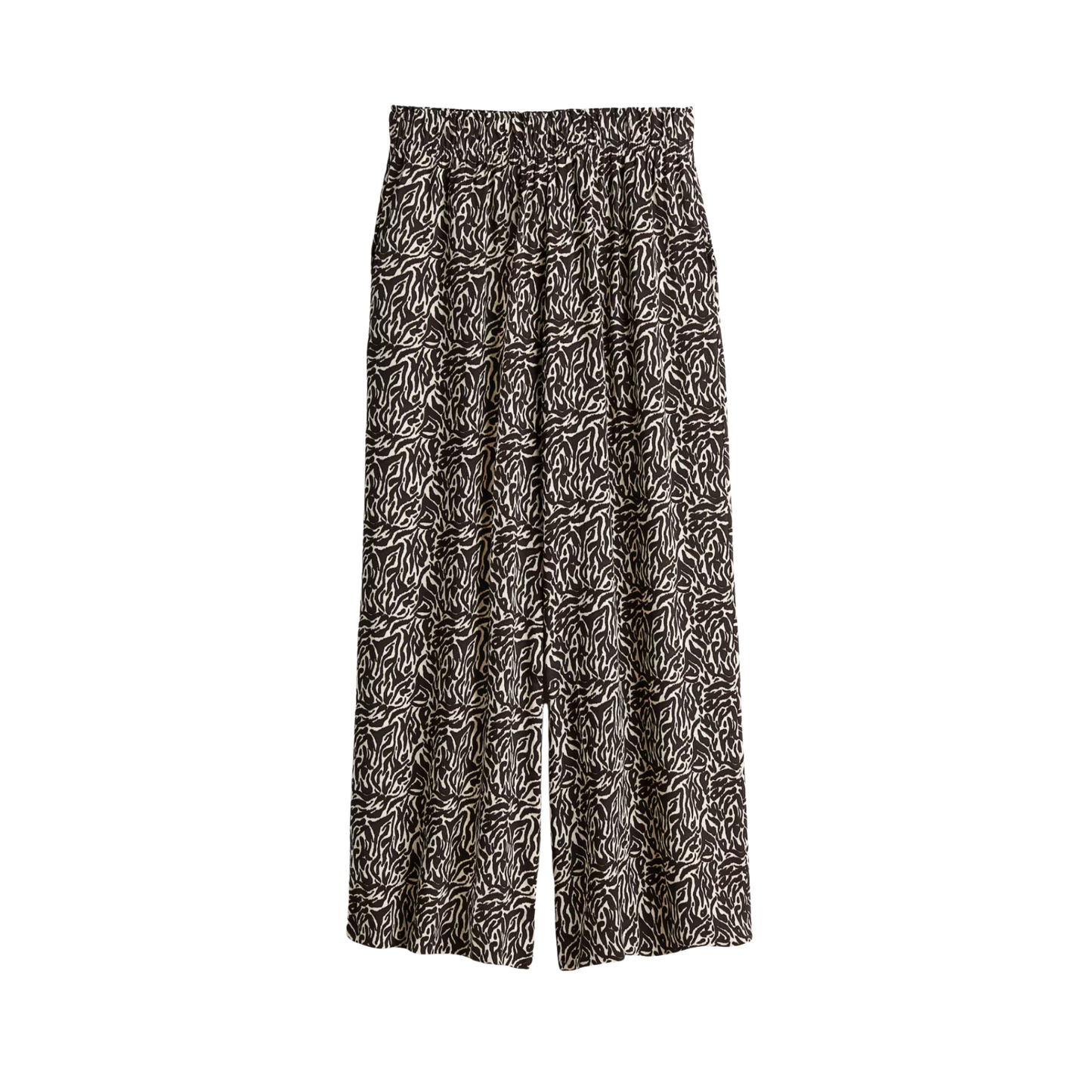 H&M Patterned Wide Leg Trousers
