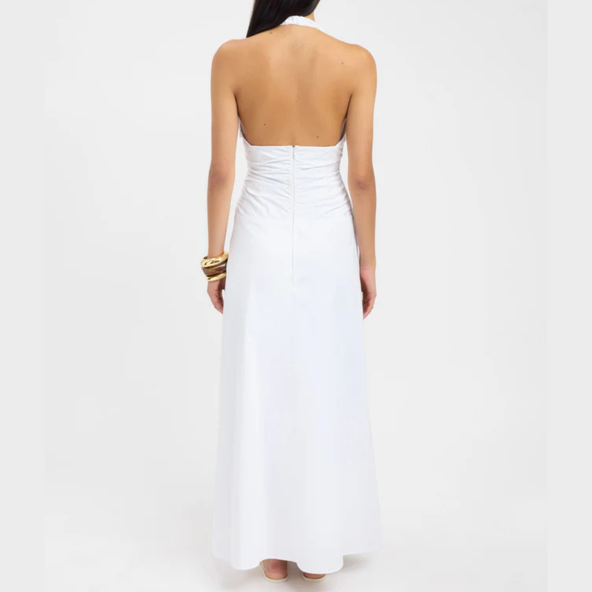 model wearing a pre-loved kookai dress for women from closet concierge
