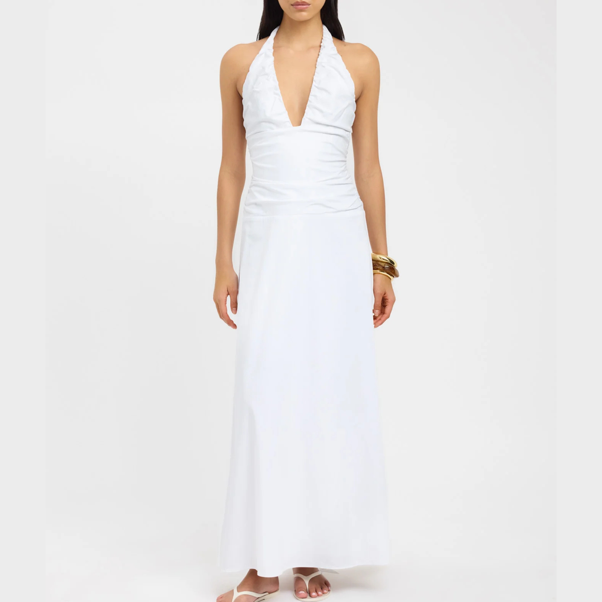model wearing a pre-loved kookai dress for women from closet concierge