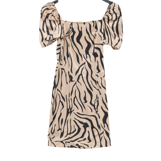 Quiz Zebra Print Mini Dress