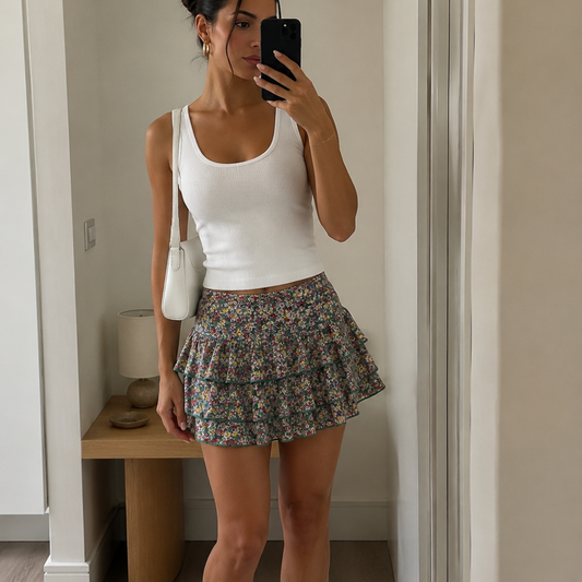 Saint Genies Mini Skirt