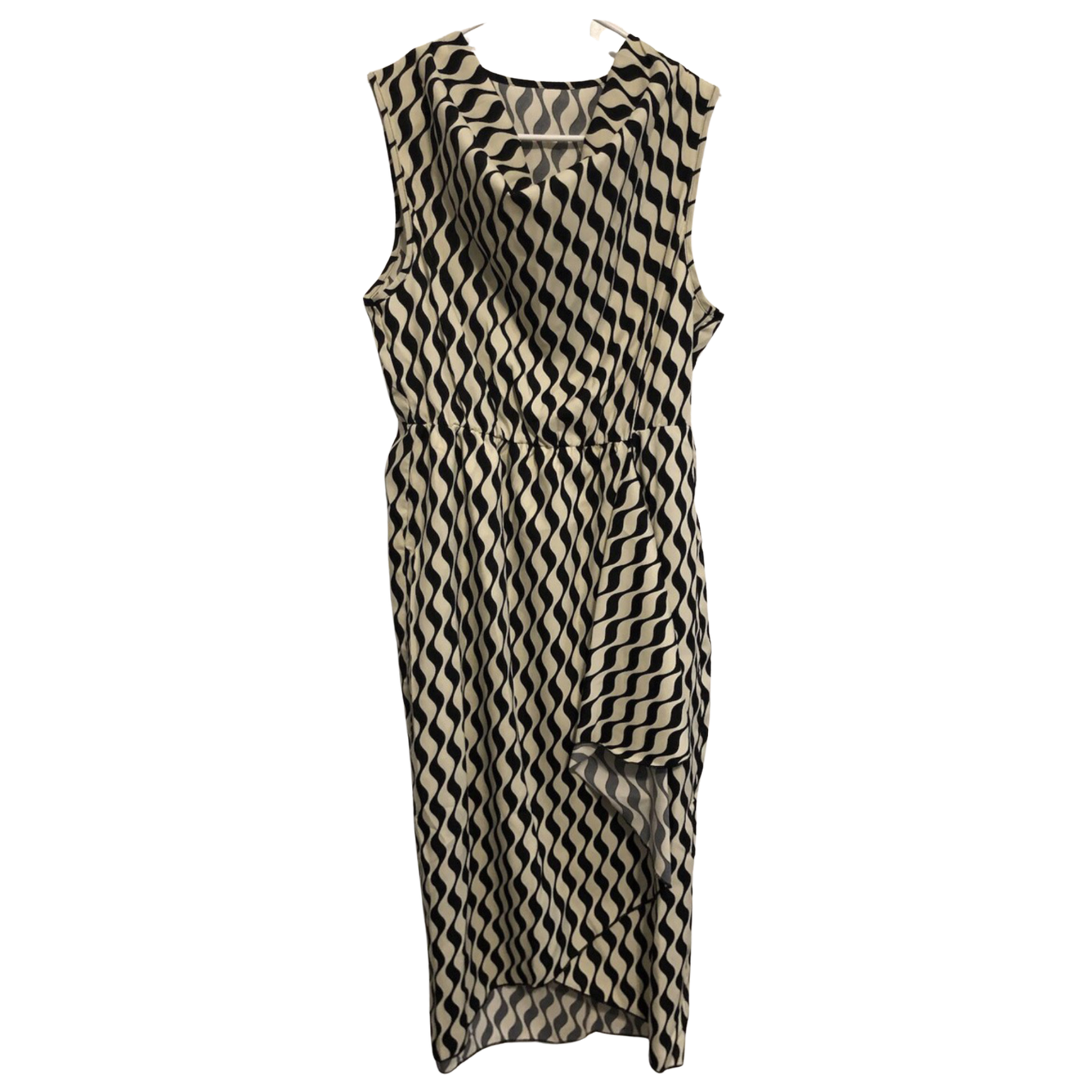 Geometric Patterned Midi Dress